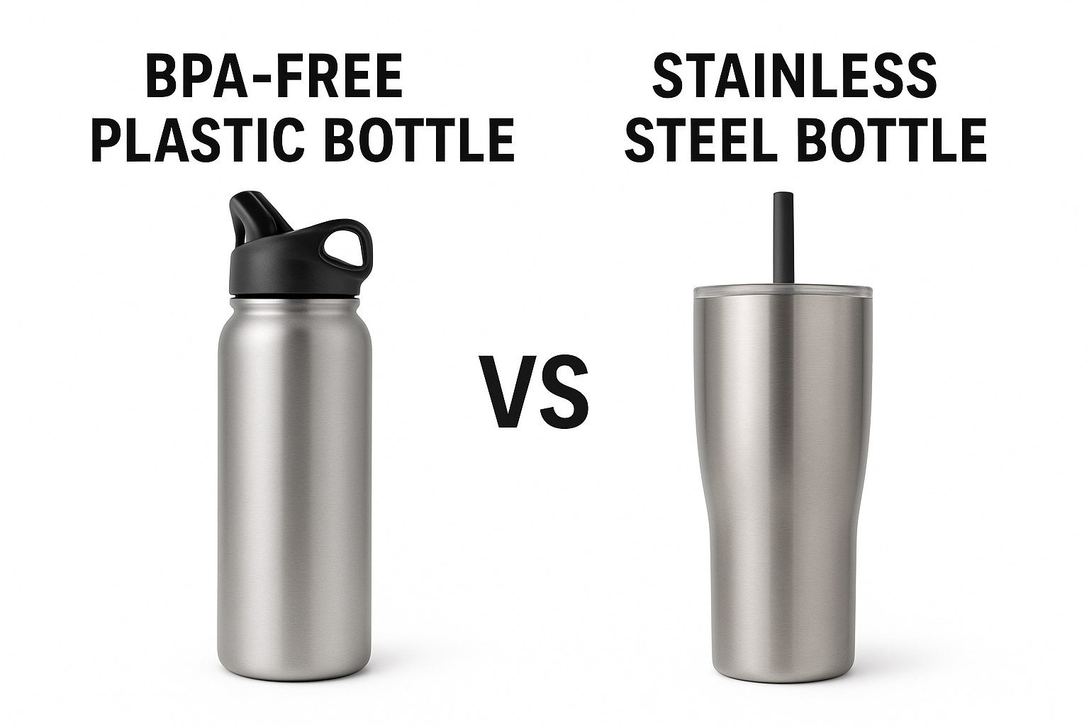 BPA-Free Plastic Bottles vs. Stainless Steel Bottles: Which Is Healthier for Long-Term Use?