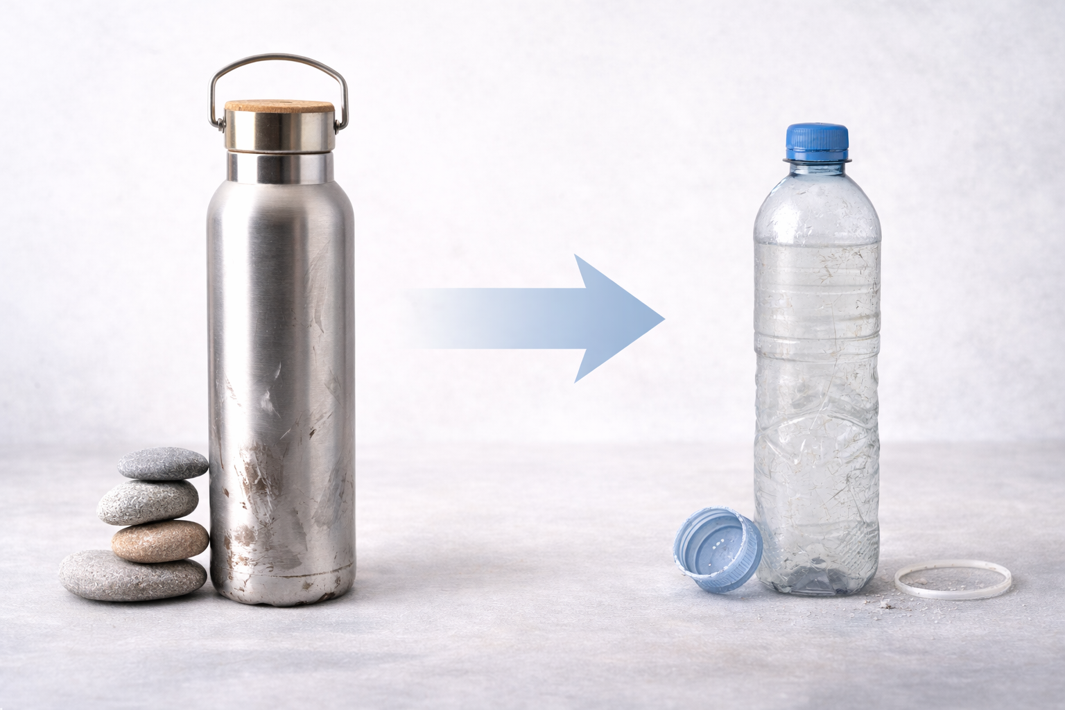 Durable Metal Water Bottles vs Plastic Bottles: Longevity, Safety, and Cost