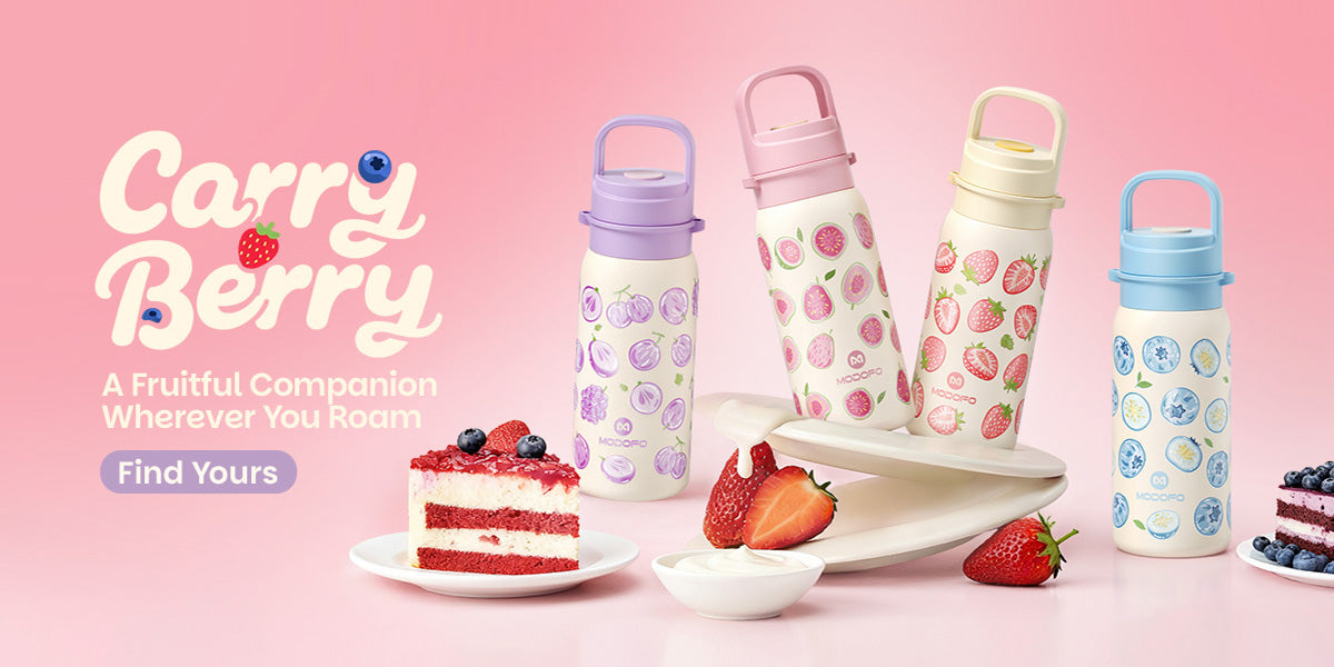 MODOFO 500 ml Carry Berry Insulated Tumbler: Stylish, Portable, and Practical