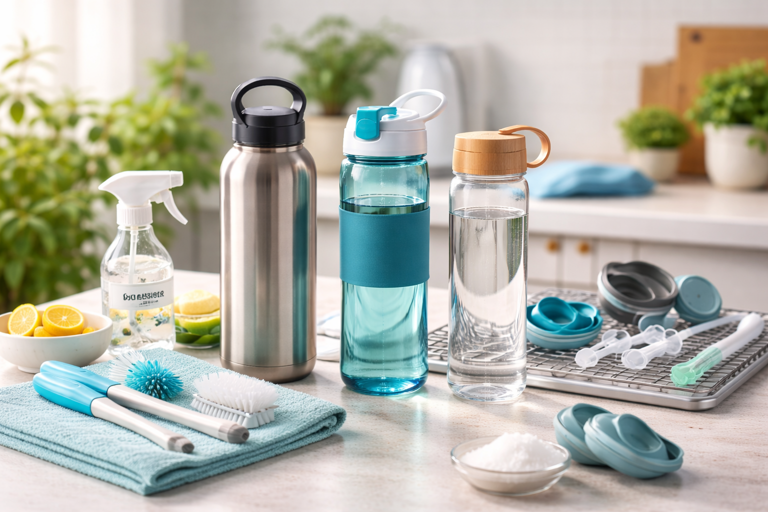 Water Bottle Maintenance Guide How to Clean and Store Bottles Without Damage