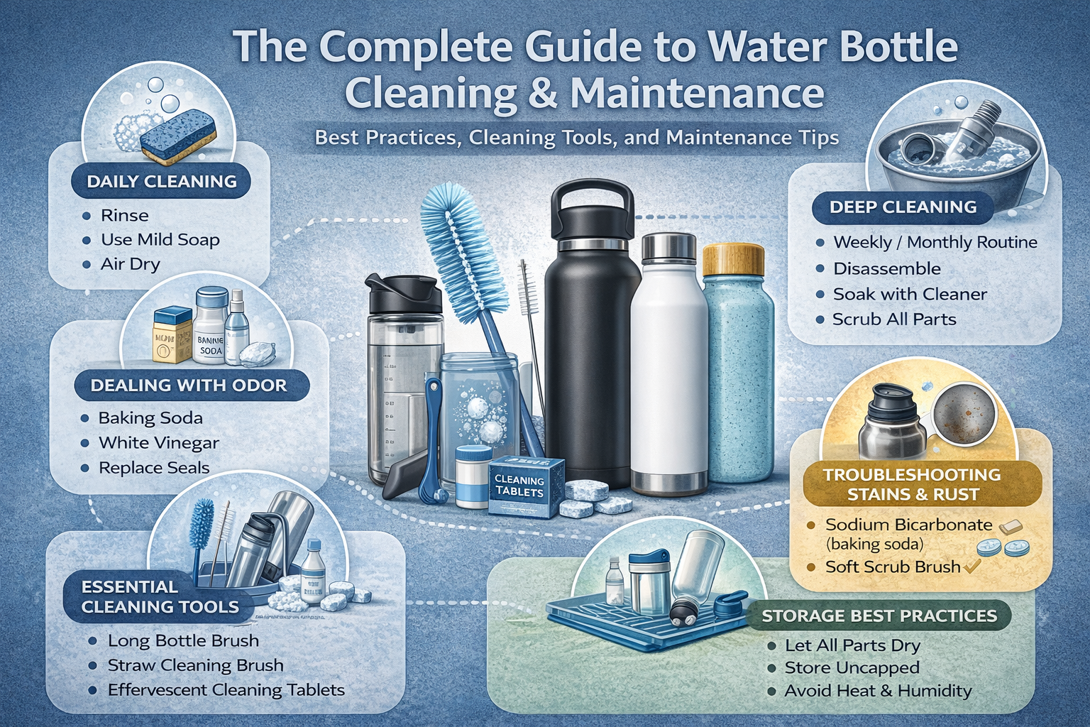 Water Bottle Cleaning & Maintenance Guide Tools, Tips & Best Practices