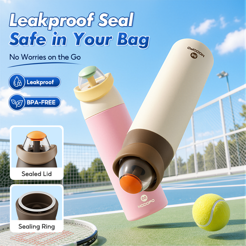 MODOFO Stainless Steel Vacuum Insulated Sports Water Bottle