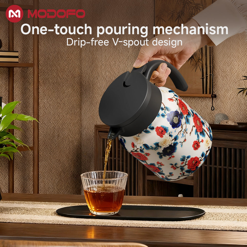 MODOFO 316 Constant Temperature Stainless Steel Teapot Multi-function Stewing Universal 1000ML Large Capacity