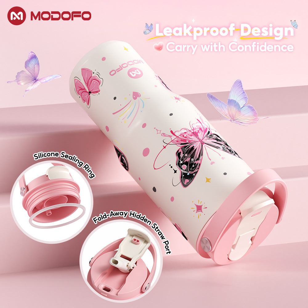 MODOFO Sweet Series❤ Straw Tumbler 304 SUS Thermos