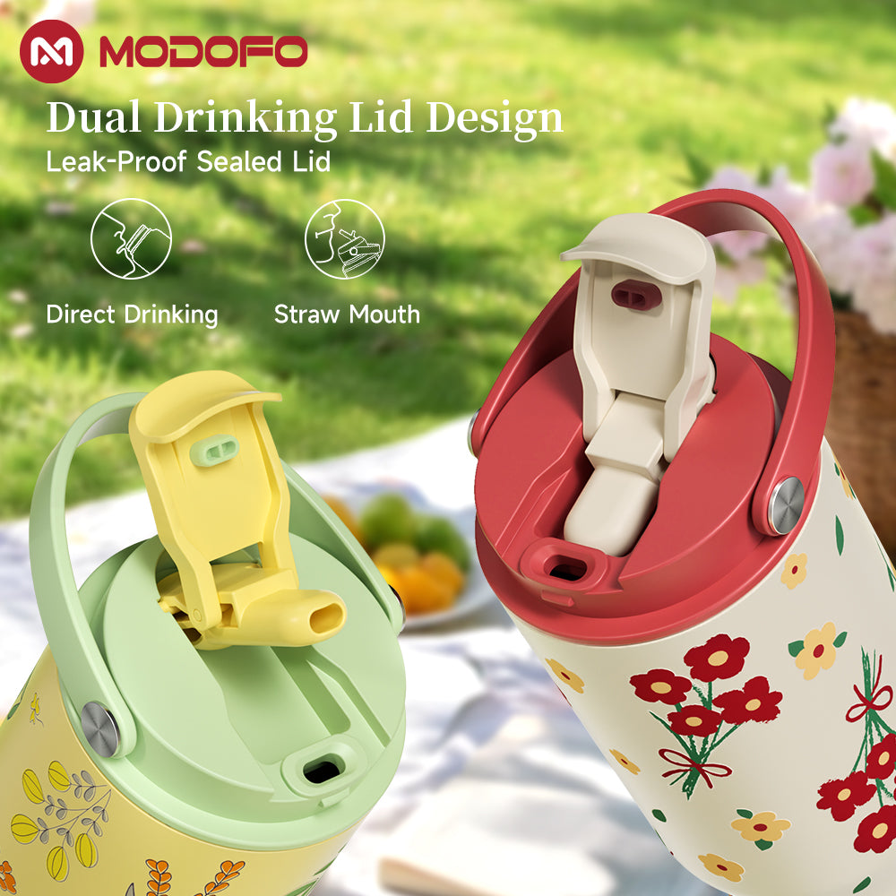 MODOFO 32 oz Select Drinking Tumbler dengan Sedotan Pantul