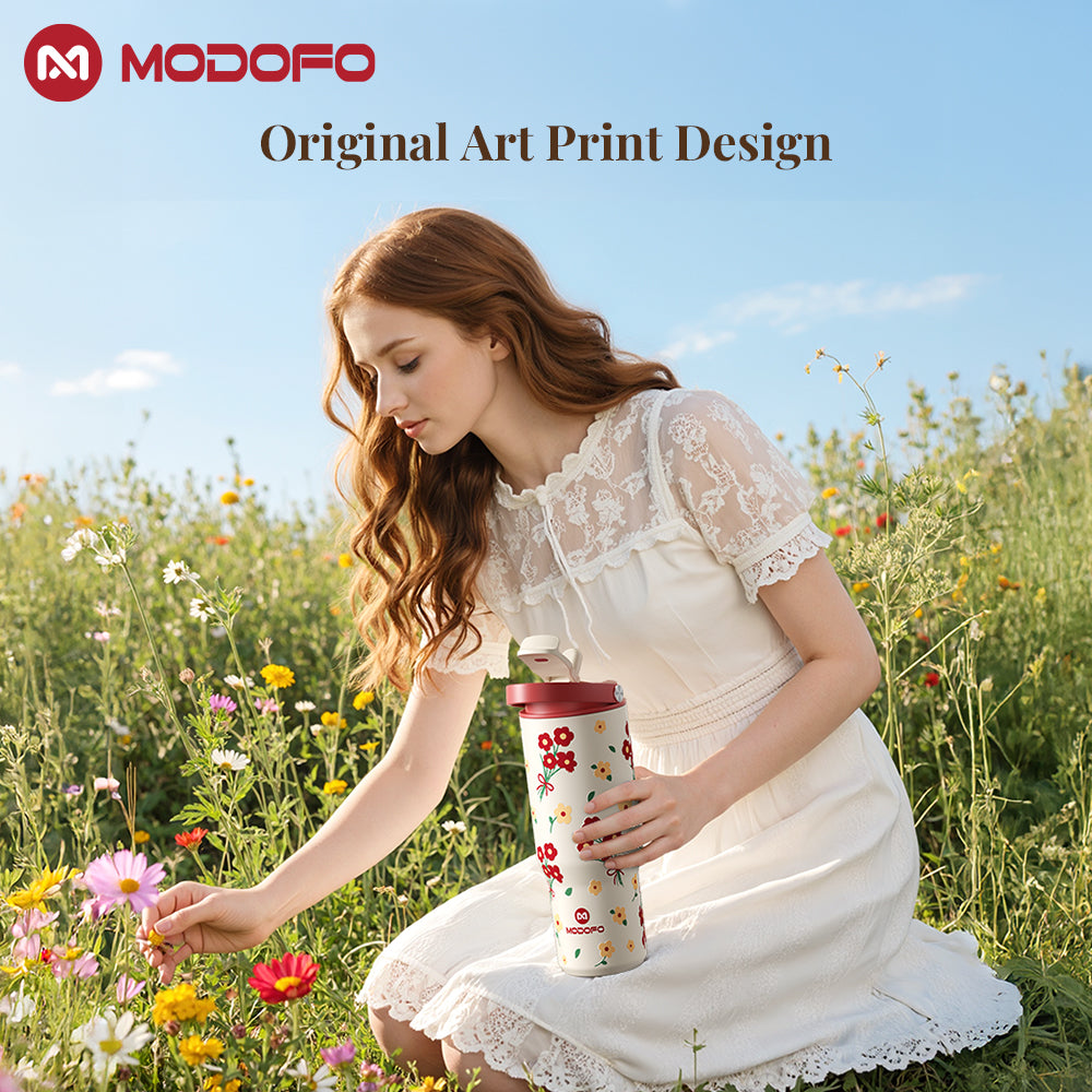 MODOFO 32 oz Select Drinking Tumbler dengan Sedotan Pantul