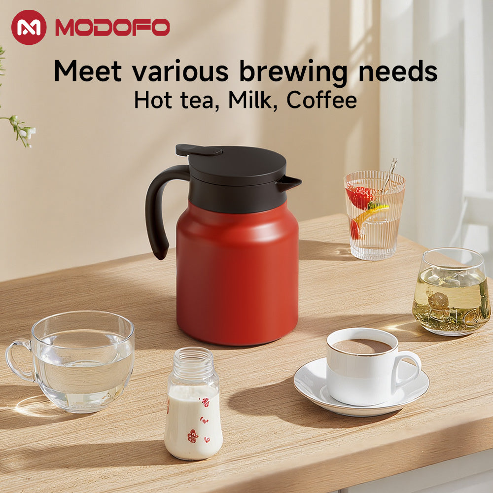MODOFO Portable Stainless Steel Thermal Insulation Teapot