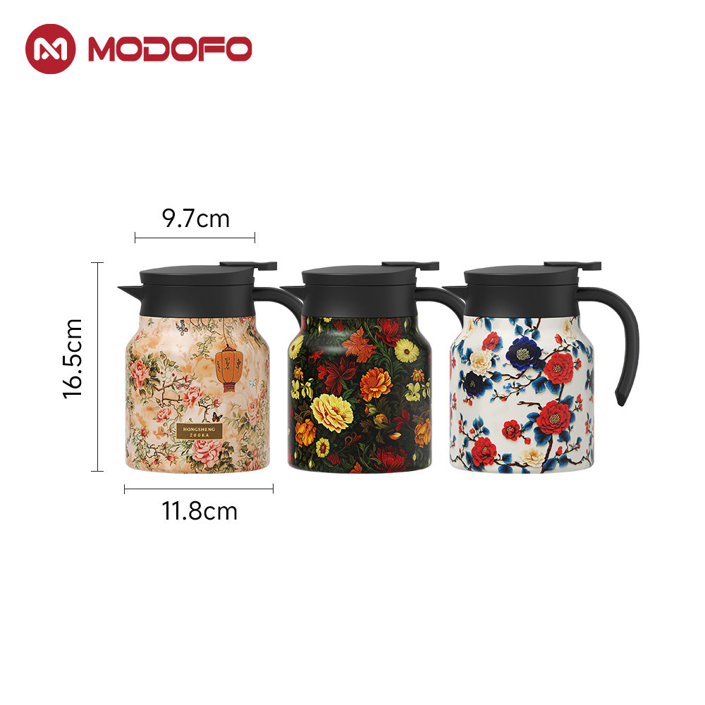 MODOFO 316 Constant Temperature Stainless Steel Teapot Multi-function Stewing Universal 1000ML Large Capacity