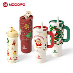 （Pre-sale status）MODOFO Christmas Series Insulated Tumbler with Straw Kids Tumbler-Christmas limited