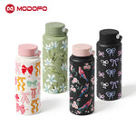 MODOFO 1000ML Large Volume Thermos Cup Printing Series Essential for Hydration