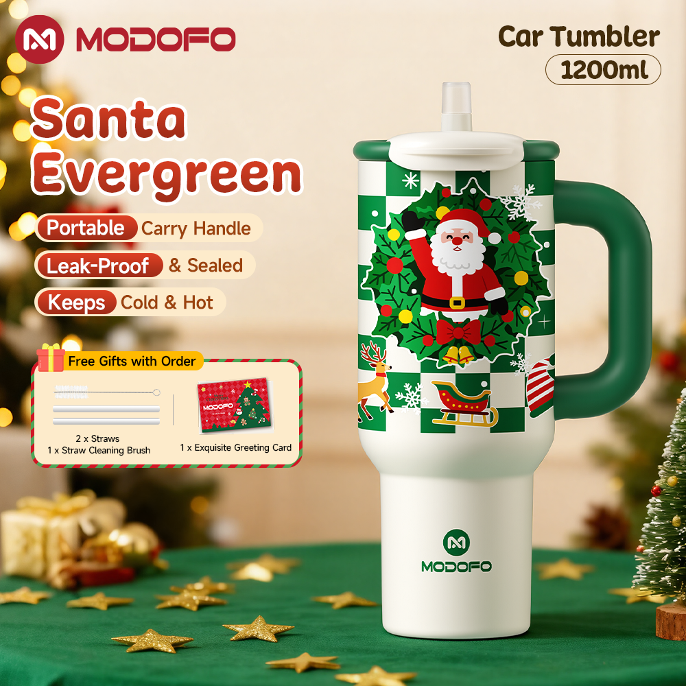 MODOFO Christmas Series Insulated Tumbler with Straw Kids Tumbler-Christmas limited