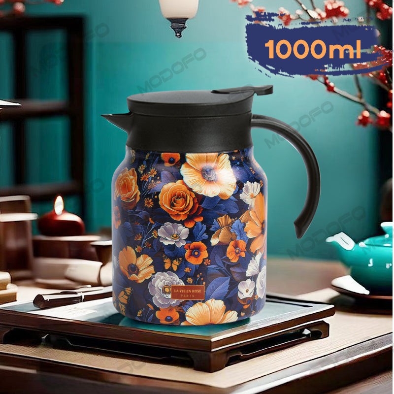 Teko Termos MODOFO 316 Stainless Steel | Teko Kopi Termal 1 L untuk Minuman Panas dan Dingin