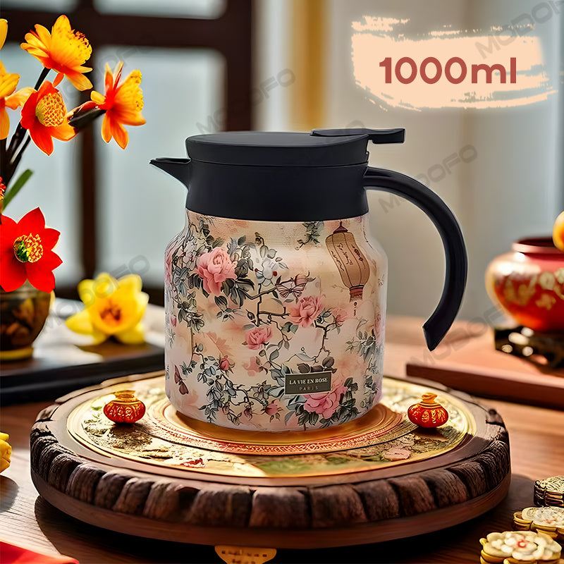 Teko Termos MODOFO 316 Stainless Steel | Teko Kopi Termal 1 L untuk Minuman Panas dan Dingin