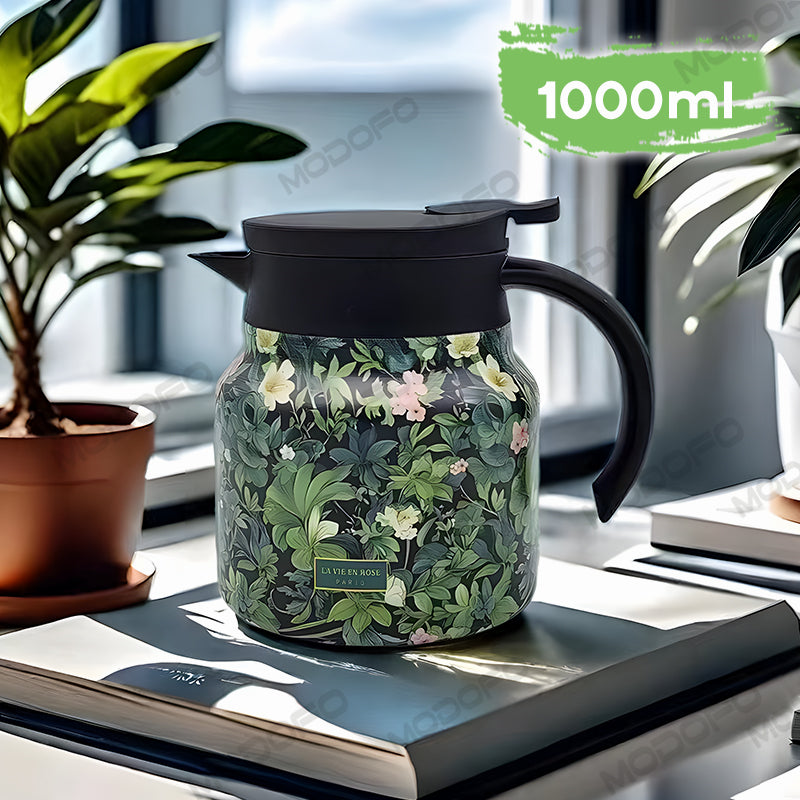 Teko Termos MODOFO 316 Stainless Steel | Teko Kopi Termal 1 L untuk Minuman Panas dan Dingin