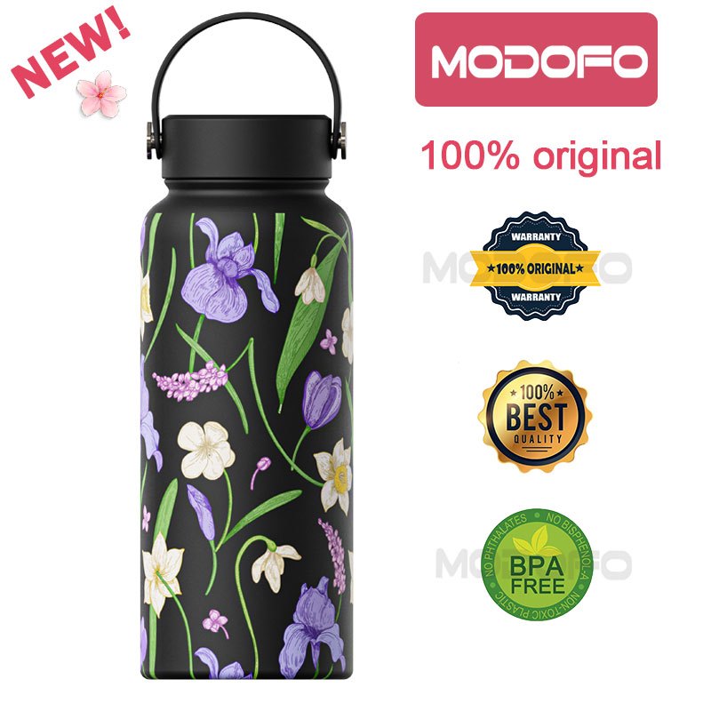 MODOFO 530ML Large Volume Thermos Cup Printing Series Essential for Hydration