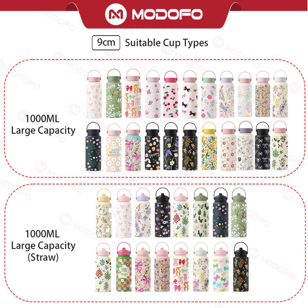 MODOFO Anti-Slip Silicone Coaster (7.45–9 cm) | Compatible with 1000ml Tumblers & Thermos Bottles