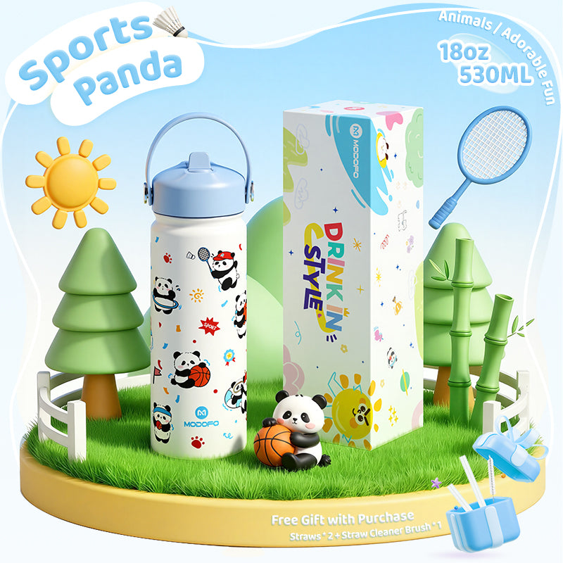 MODOFO 18oz Kids Cute Cartoon Series Drinking Cup